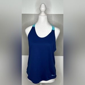 Blue Nike Dri-Fit Womens Tank Size: Small